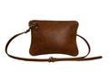 Tan Leather Goods - Taylor Leather Sling Bag | Pecan - KaryKase
