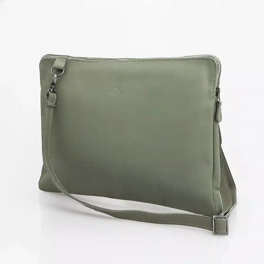 Thandana 15" Leather Laptop Sling Bag - KaryKase