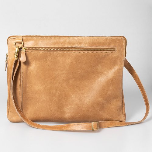 Thandana 15" Leather Laptop Sling Bag - KaryKase