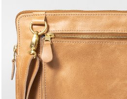 Thandana 15" Leather Laptop Sling Bag - KaryKase