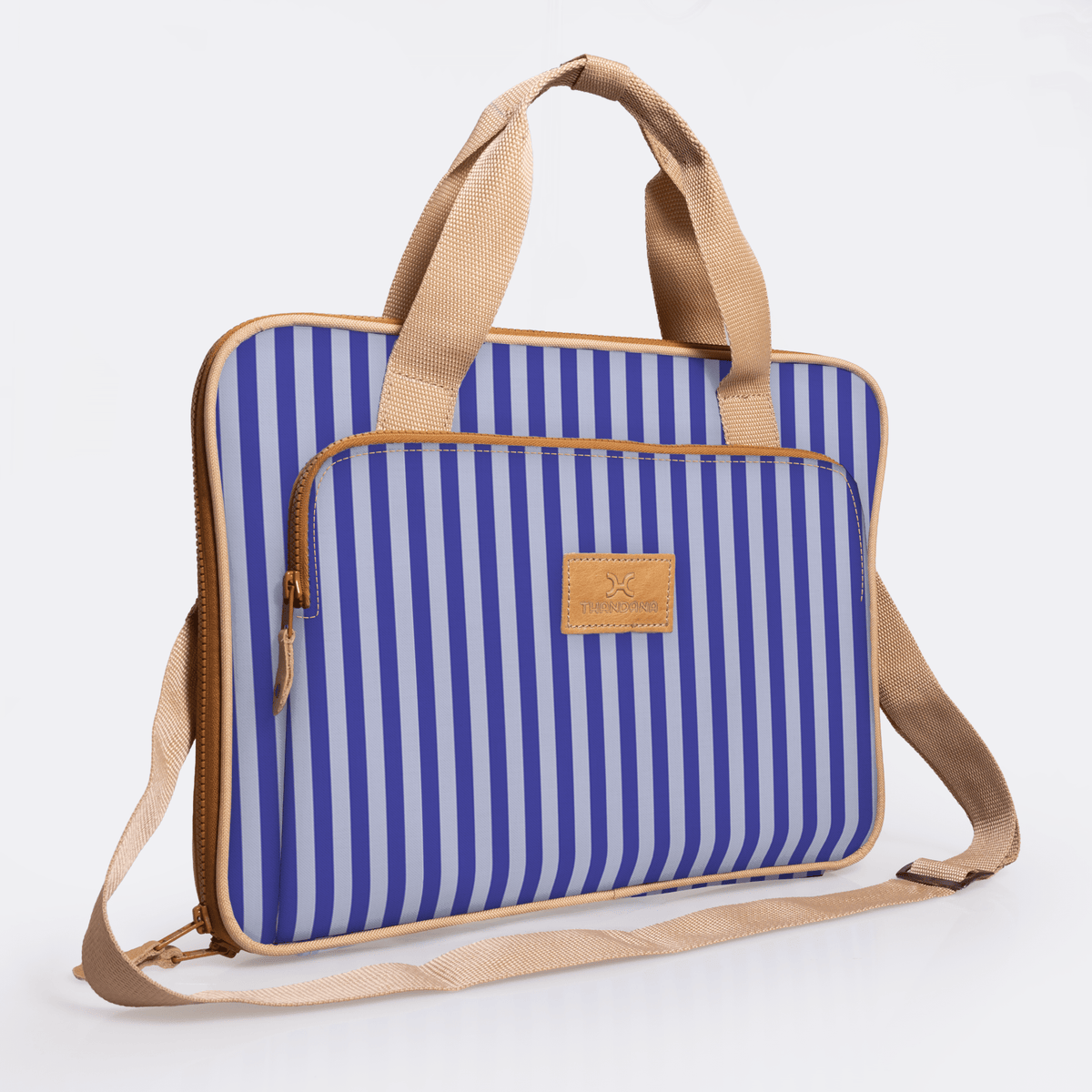Thandana 15" Slimline Laminated Fabric Laptop Bag - KaryKase