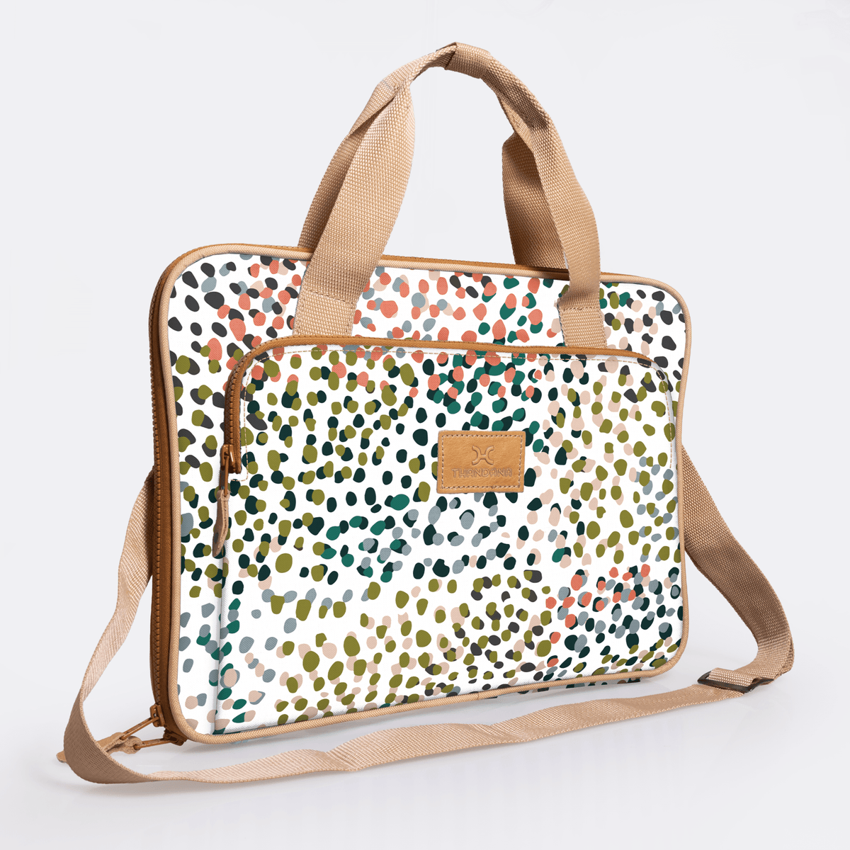 Thandana 15" Slimline Laminated Fabric Laptop Bag - KaryKase