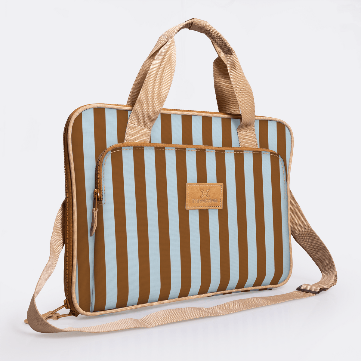 Thandana 15" Slimline Laminated Fabric Laptop Bag - KaryKase