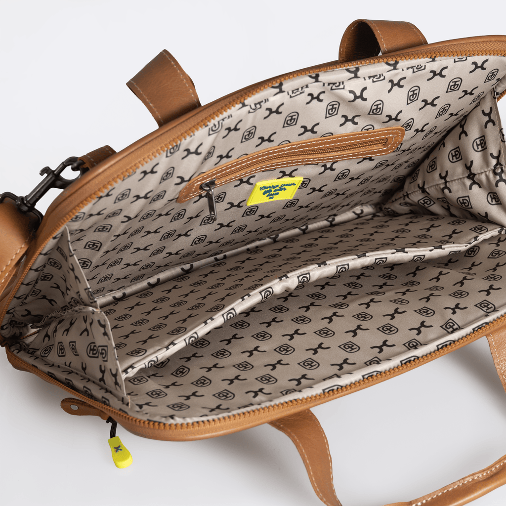 Thandana 15" Slimline Leather Laptop Bag - KaryKase