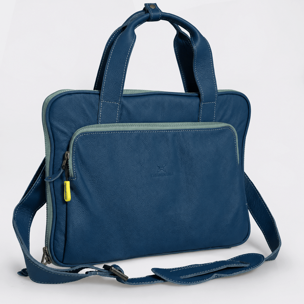 Thandana 15" Slimline Leather Laptop Bag - KaryKase