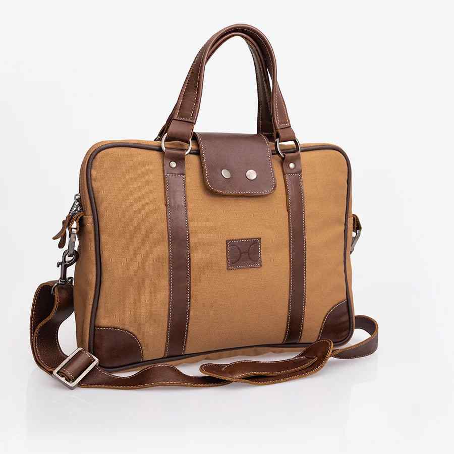 Thandana 15" Wax Canvas Laptop Bag - KaryKase