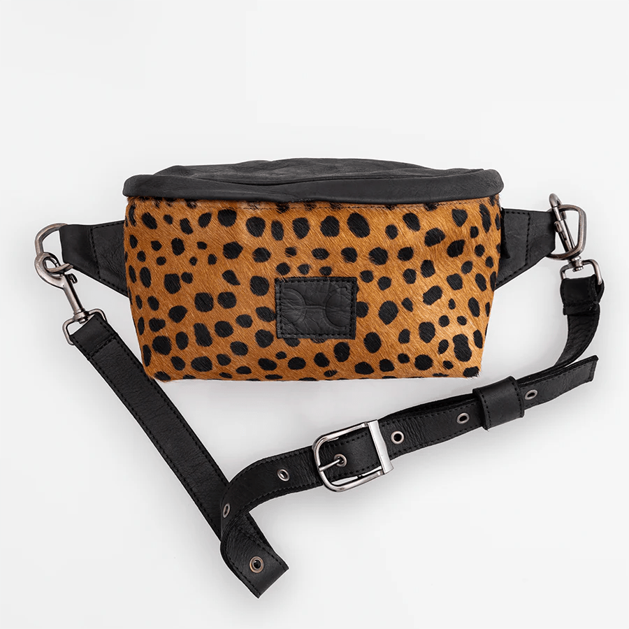 Thandana Animal Print Leather Ari Bum Bag - Fanny Pack - KaryKase