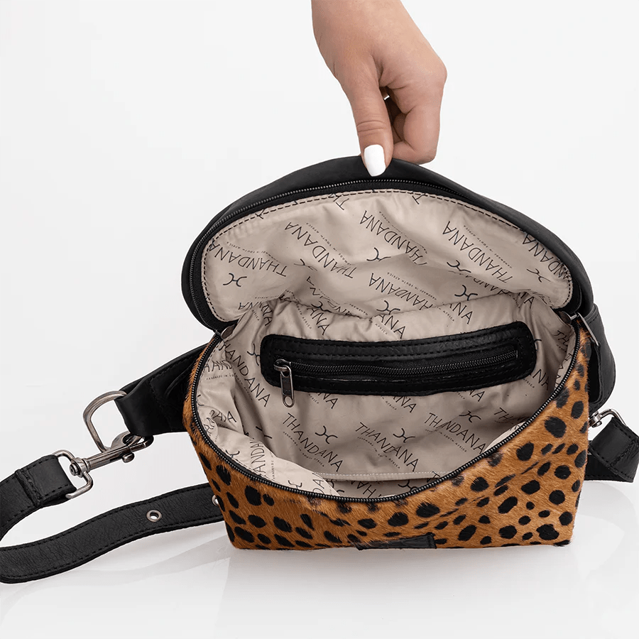 Thandana Animal Print Leather Ari Bum Bag - Fanny Pack - KaryKase