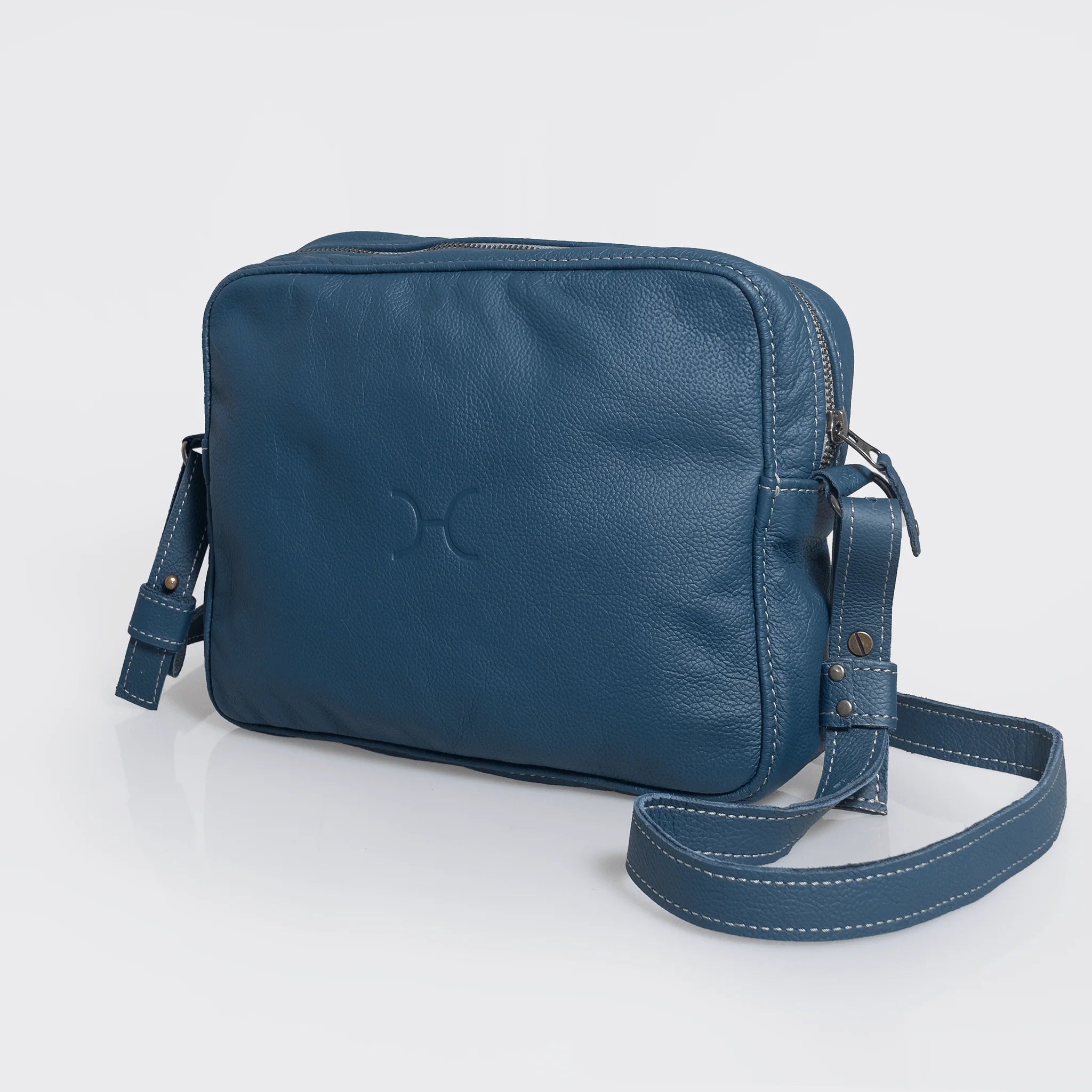 Thandana Boxy Leather Sling Handbag - KaryKase