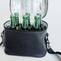 Thandana BrewSki Leather Cooler Bag | Black - KaryKase