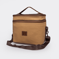 Thandana Canvas & Leather Double Decker Cooler Bag - KaryKase