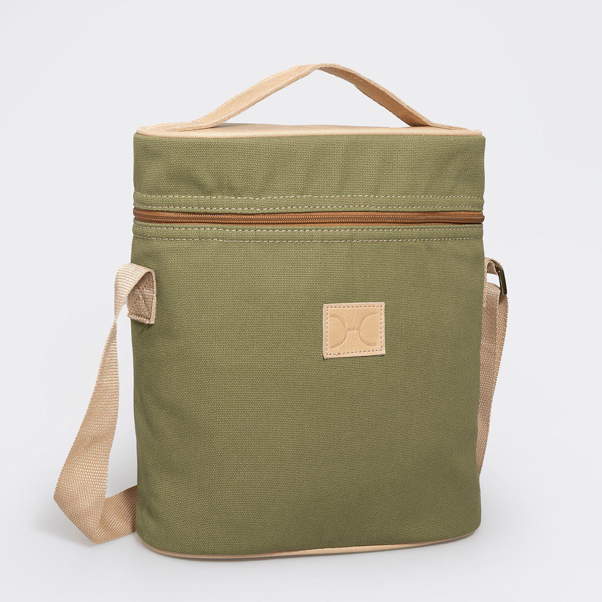 Thandana Canvas & Leather Jumbo Carry Wine Cooler - KaryKase