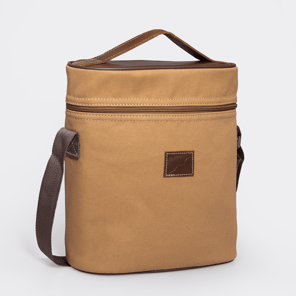 Thandana Canvas & Leather Jumbo Carry Wine Cooler - KaryKase