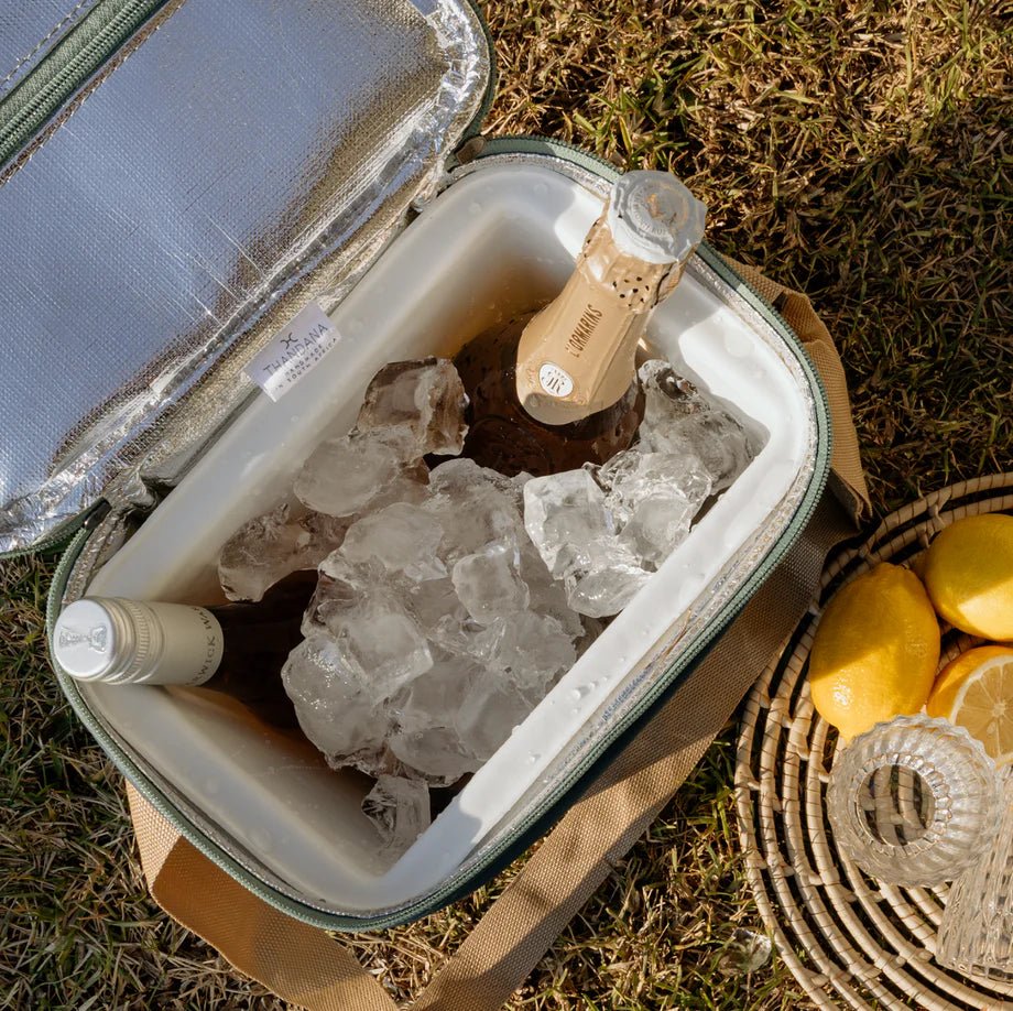 Thandana Canvas & Leather Long Tom Wine Cooler - KaryKase