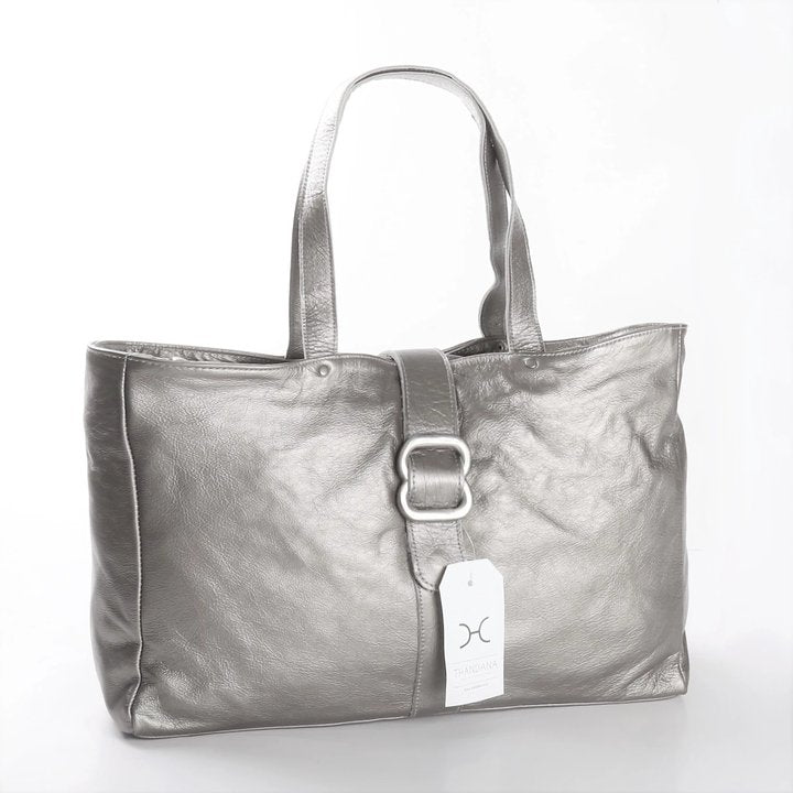 Thandana Jax Metallic Leather Handbag - KaryKase