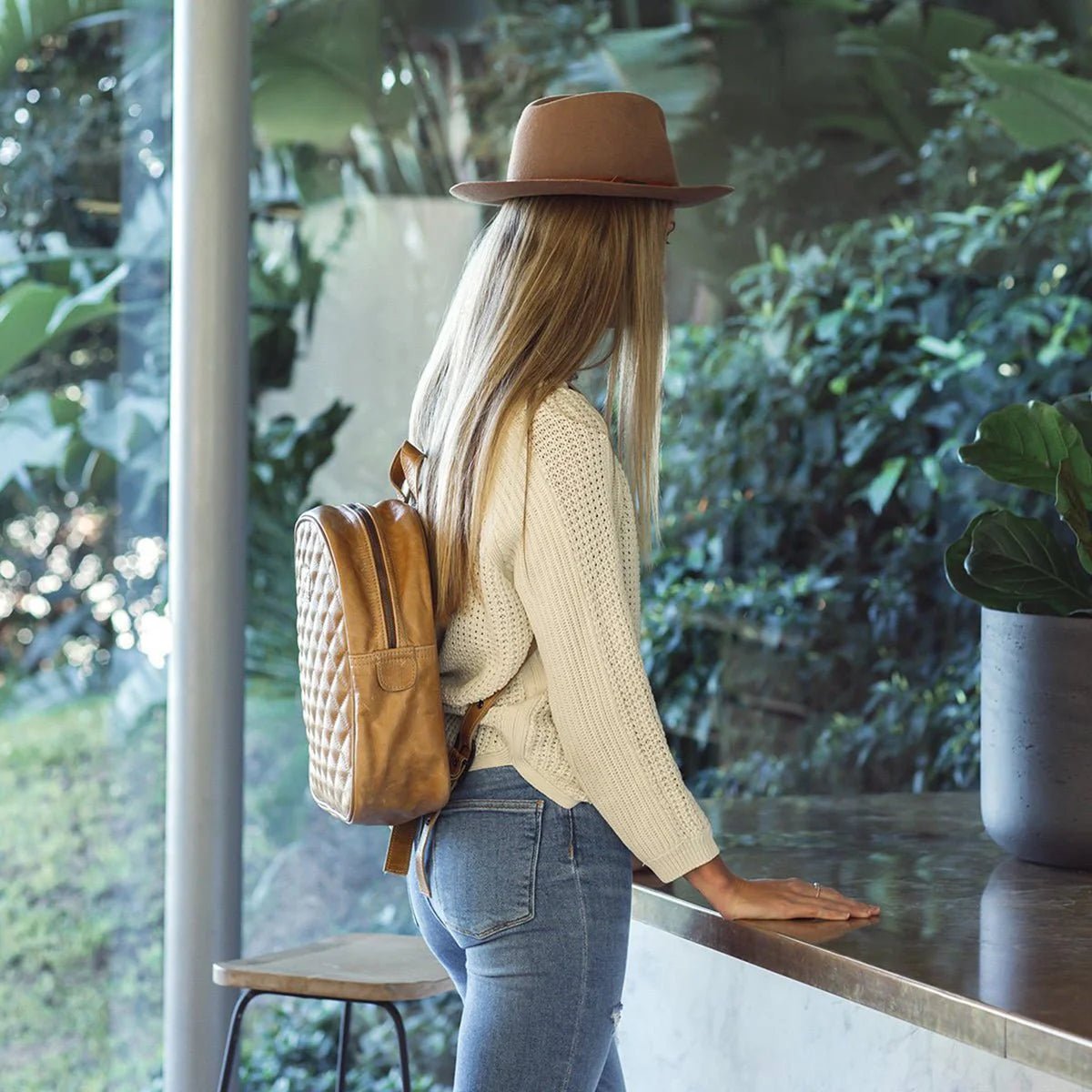 Thandana Jen Leather Backpack - KaryKase