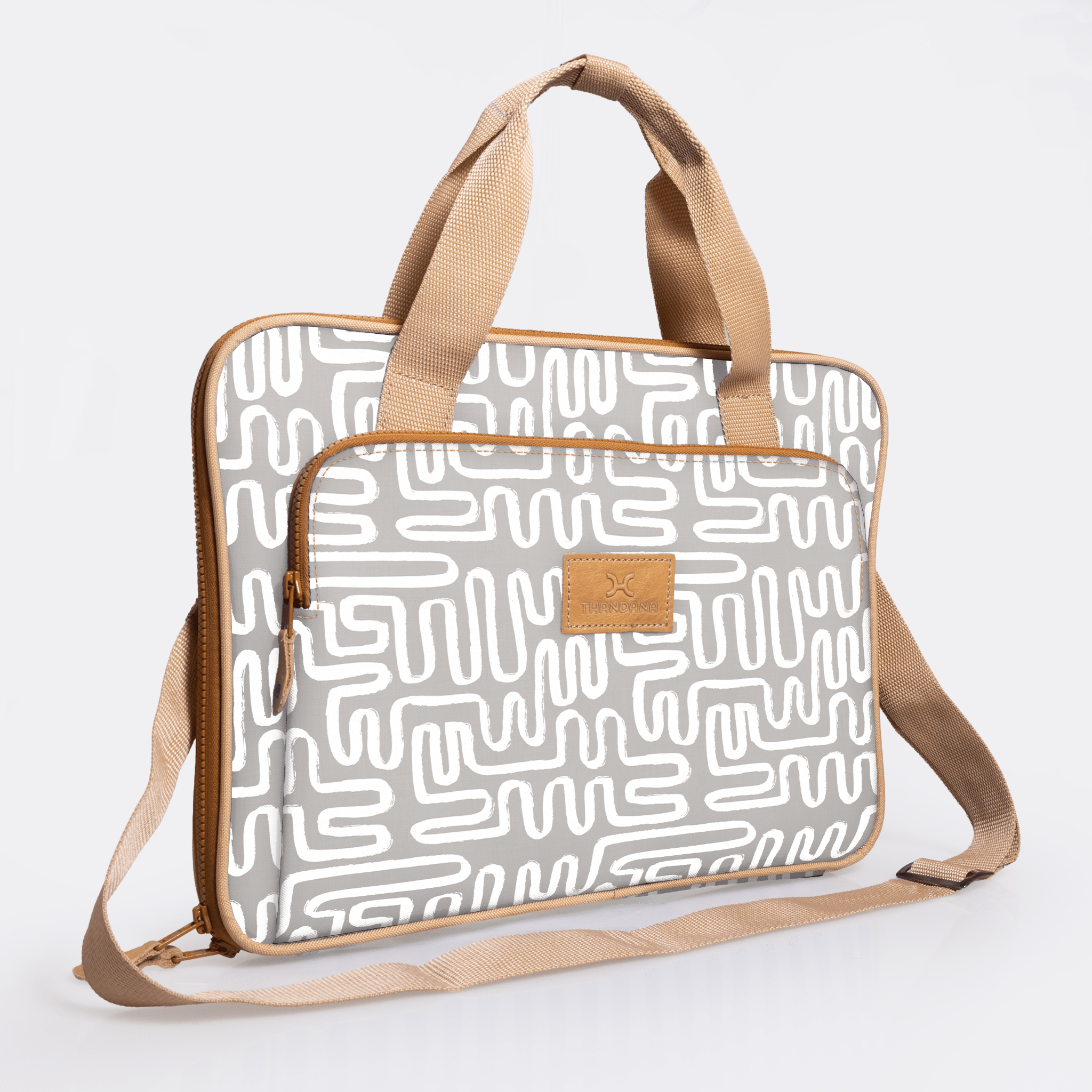 Thandana Kids 15" Slimline Laminated Fabric Laptop Bag - KaryKase
