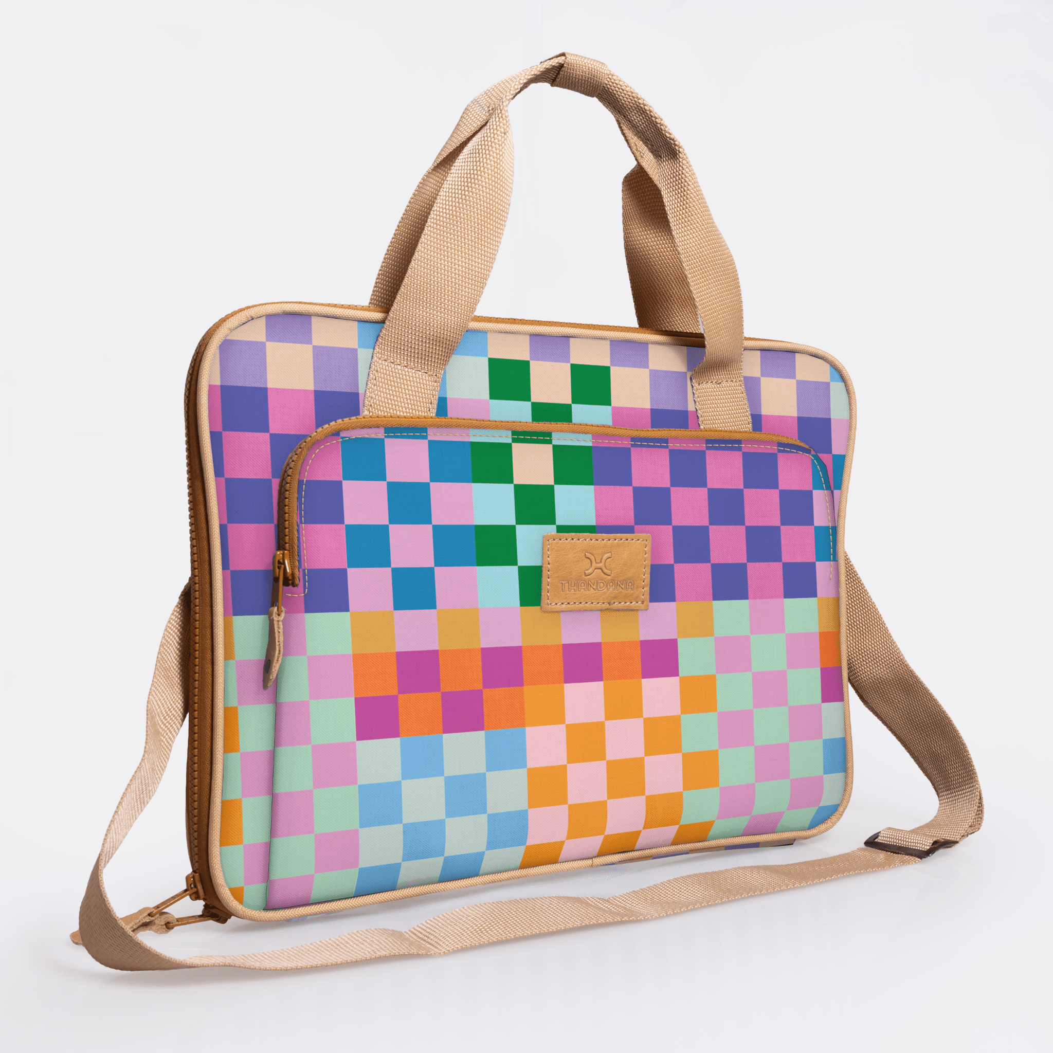 Thandana Kids 15" Slimline Laminated Fabric Laptop Bag - KaryKase