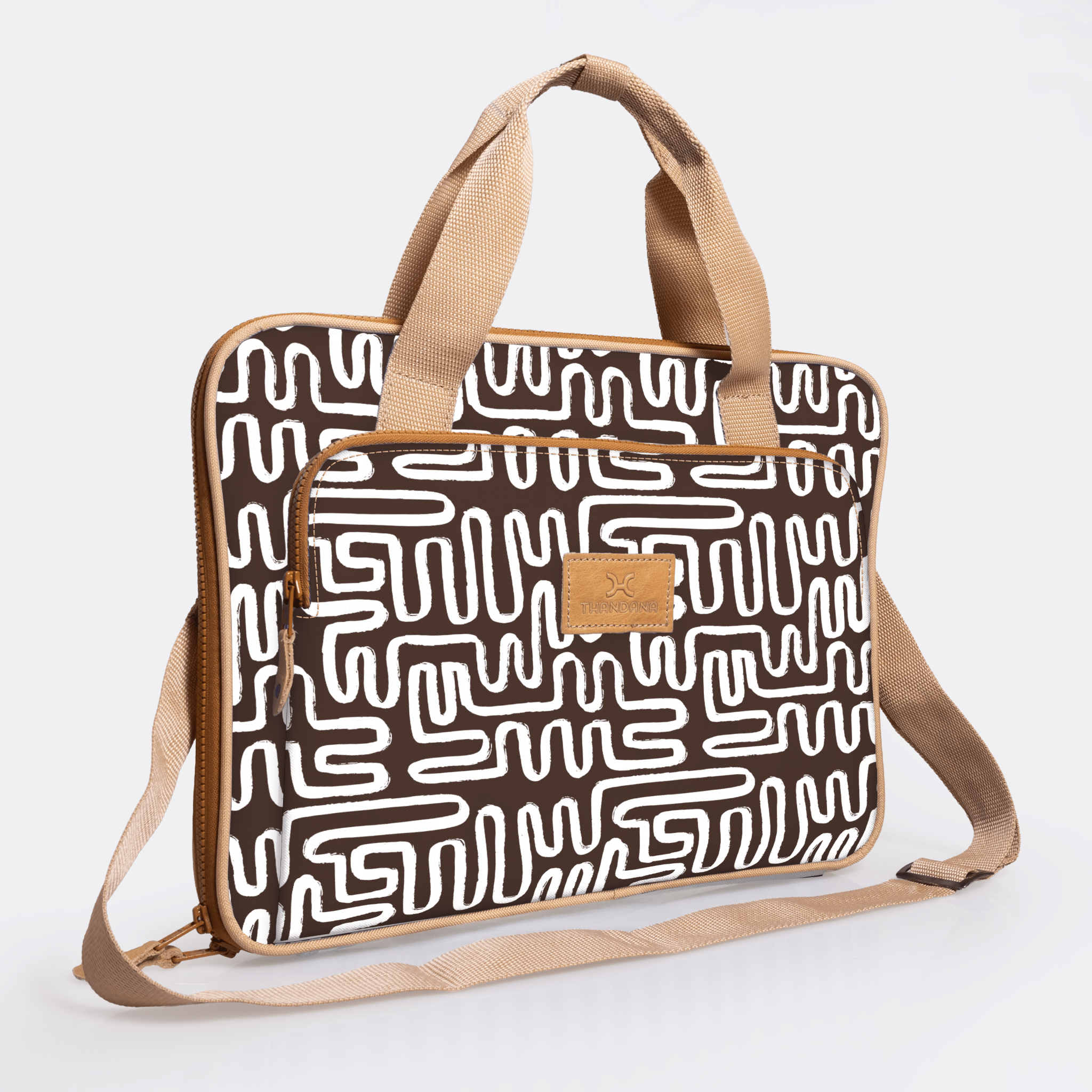 Thandana Kids 15" Slimline Laminated Fabric Laptop Bag - KaryKase