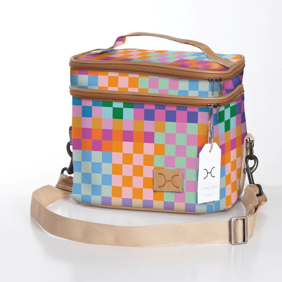 Thandana Kids Laminated Fabric Double Decker Cooler Bag - KaryKase