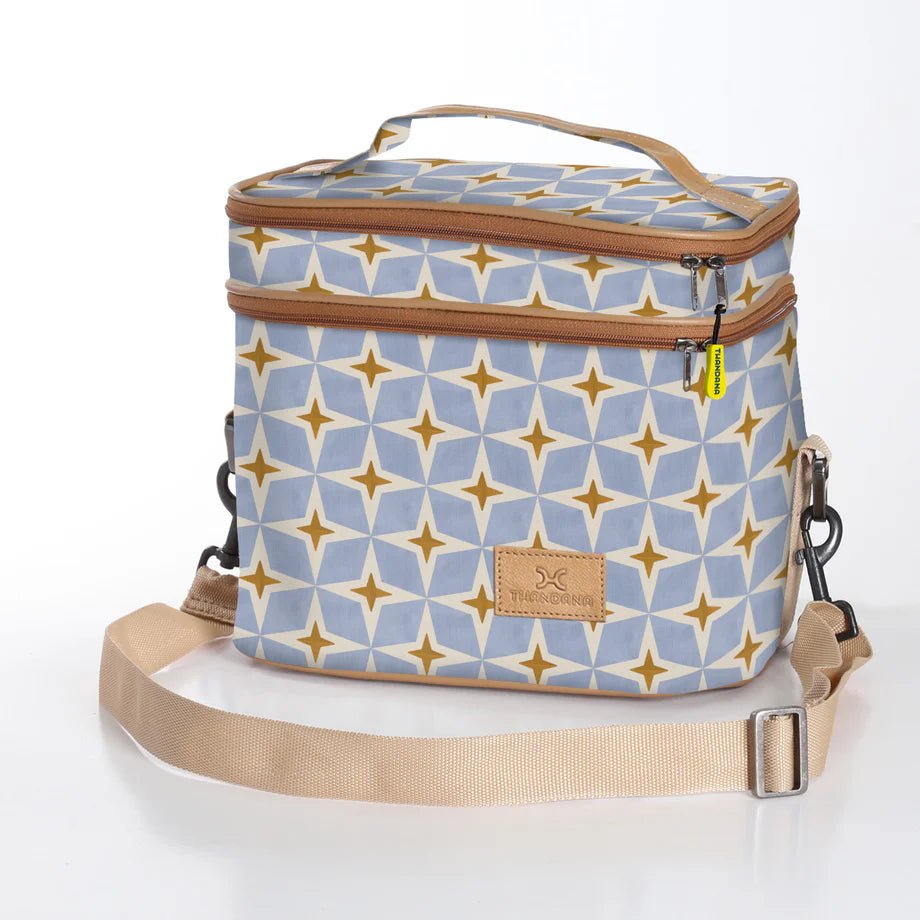 Thandana Kids Laminated Fabric Double Decker Cooler Bag - KaryKase