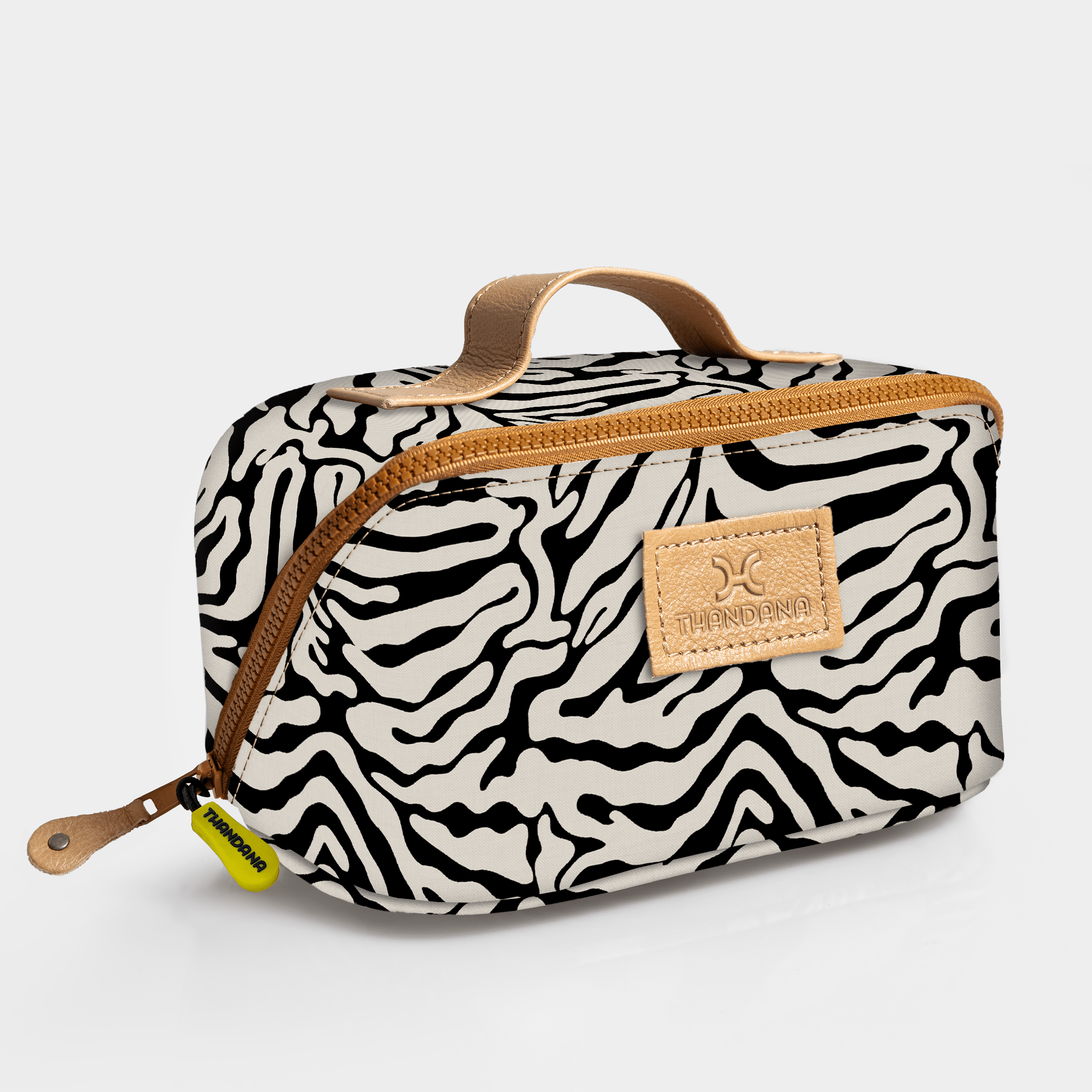 Thandana Kids Laminated Fabric Side Mouth Vanity Bag - KaryKase