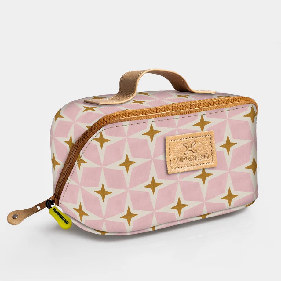 Thandana Kids Laminated Fabric Side Mouth Vanity Bag - KaryKase