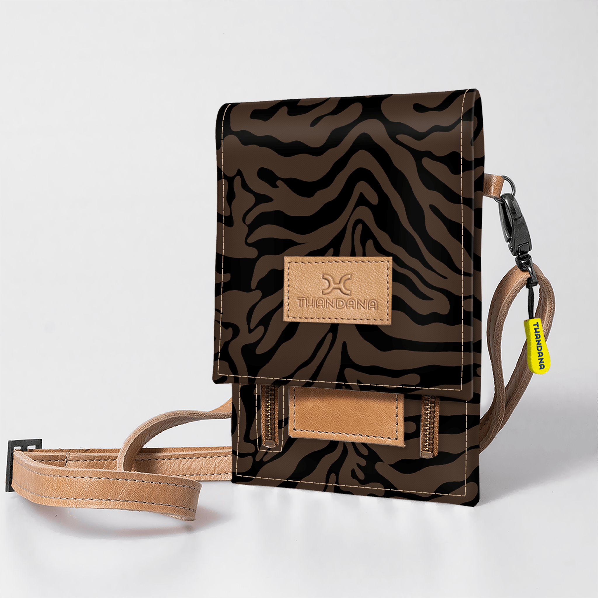 Thandana Kids Laminated Fabric Urban Cellphone Sling - KaryKase