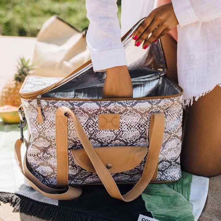 Thandana Laminated Fabric Caddy Cooler Bag - KaryKase