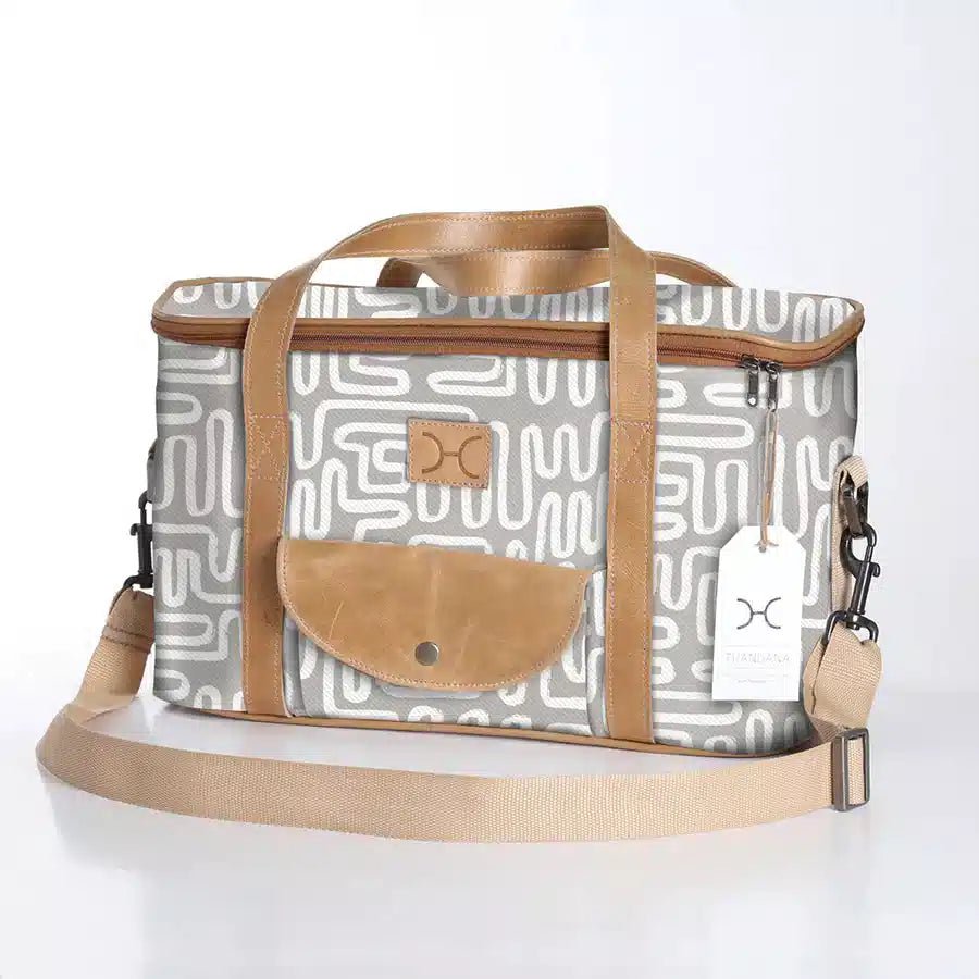 Thandana Laminated Fabric Caddy Cooler Bag - KaryKase