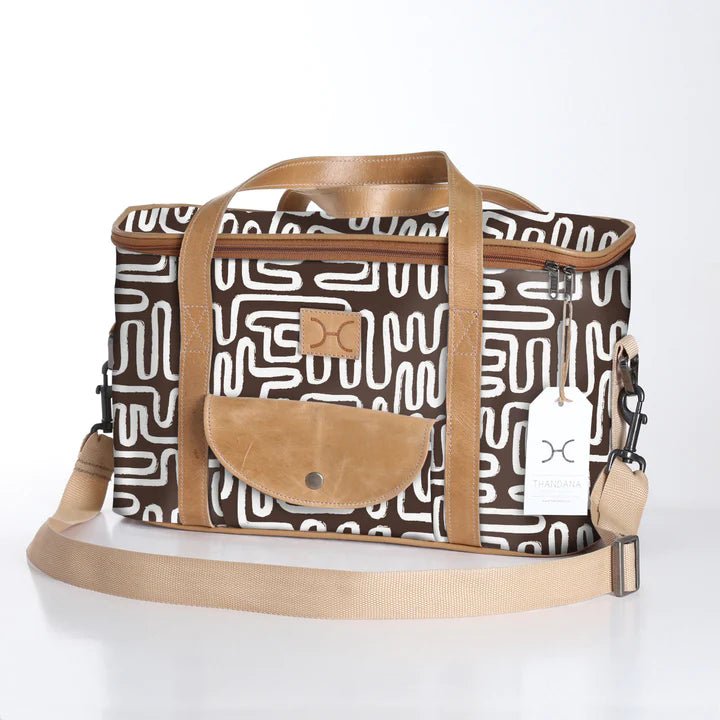 Thandana Laminated Fabric Caddy Cooler Bag - KaryKase