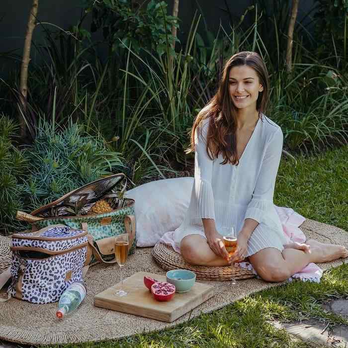 Thandana Laminated Fabric Caddy Cooler Bag - KaryKase