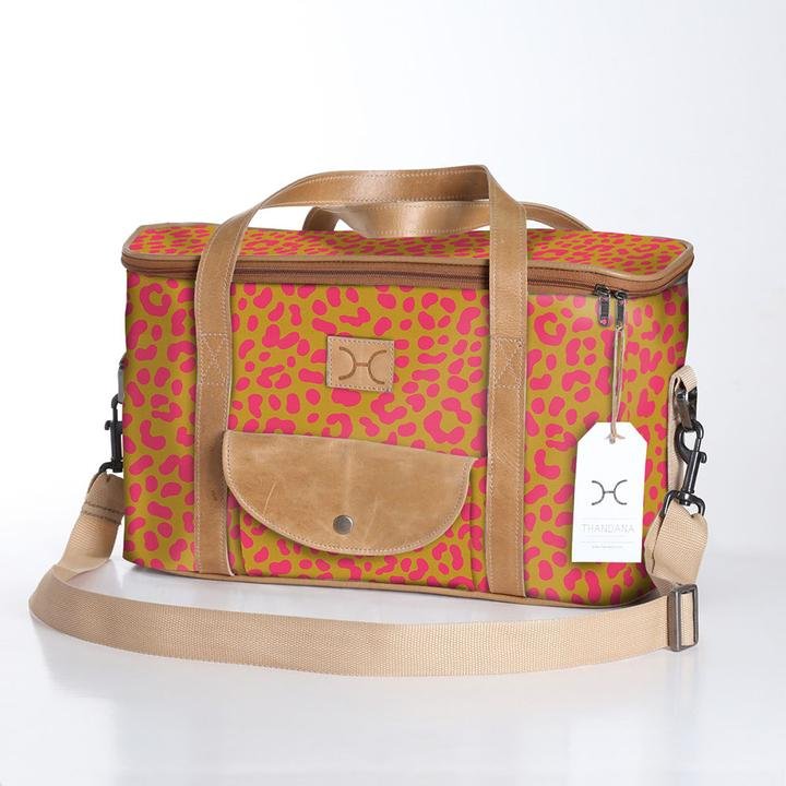 Thandana Laminated Fabric Caddy Cooler Bag - KaryKase
