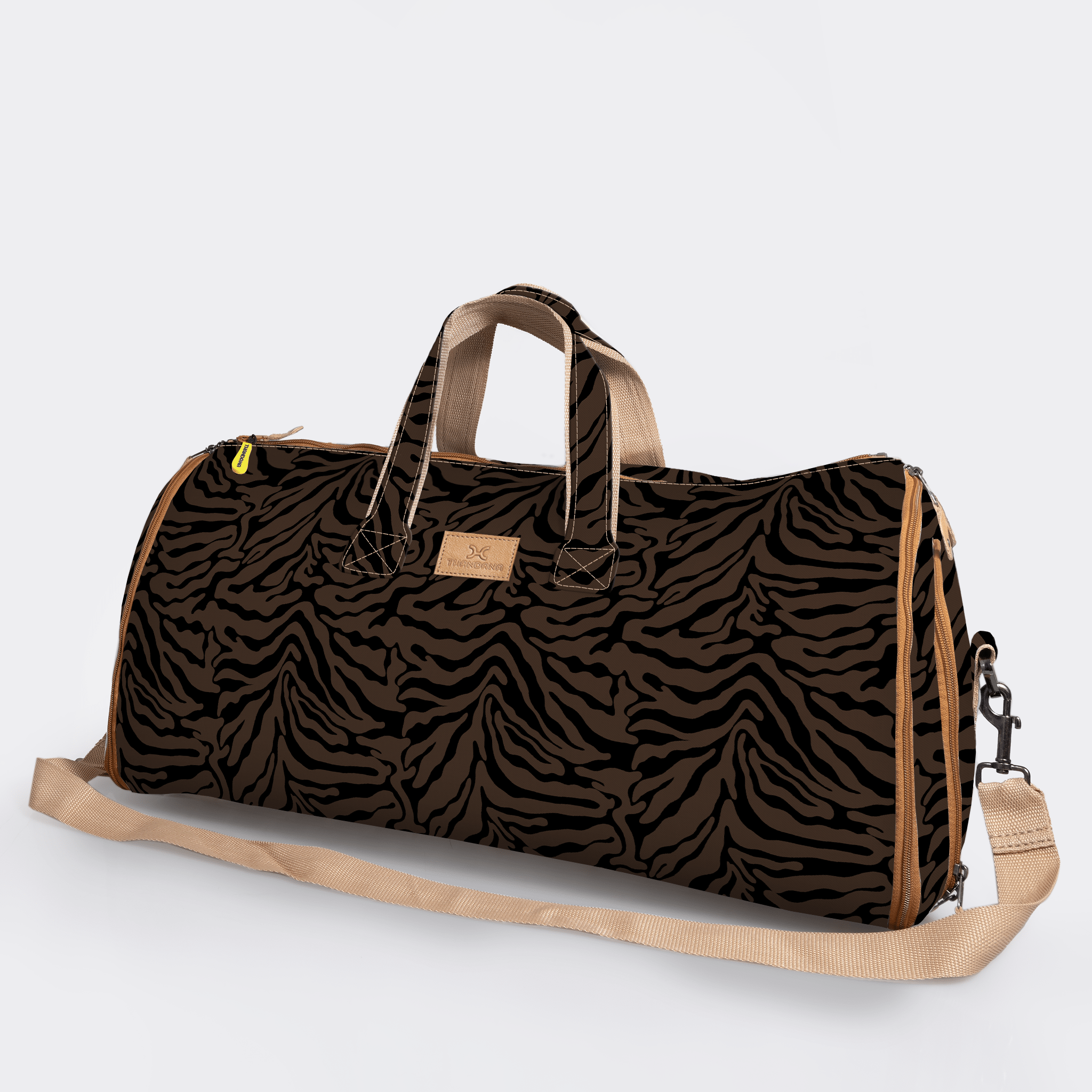 Thandana Laminated Fabric Carry All Travel Bag - KaryKase