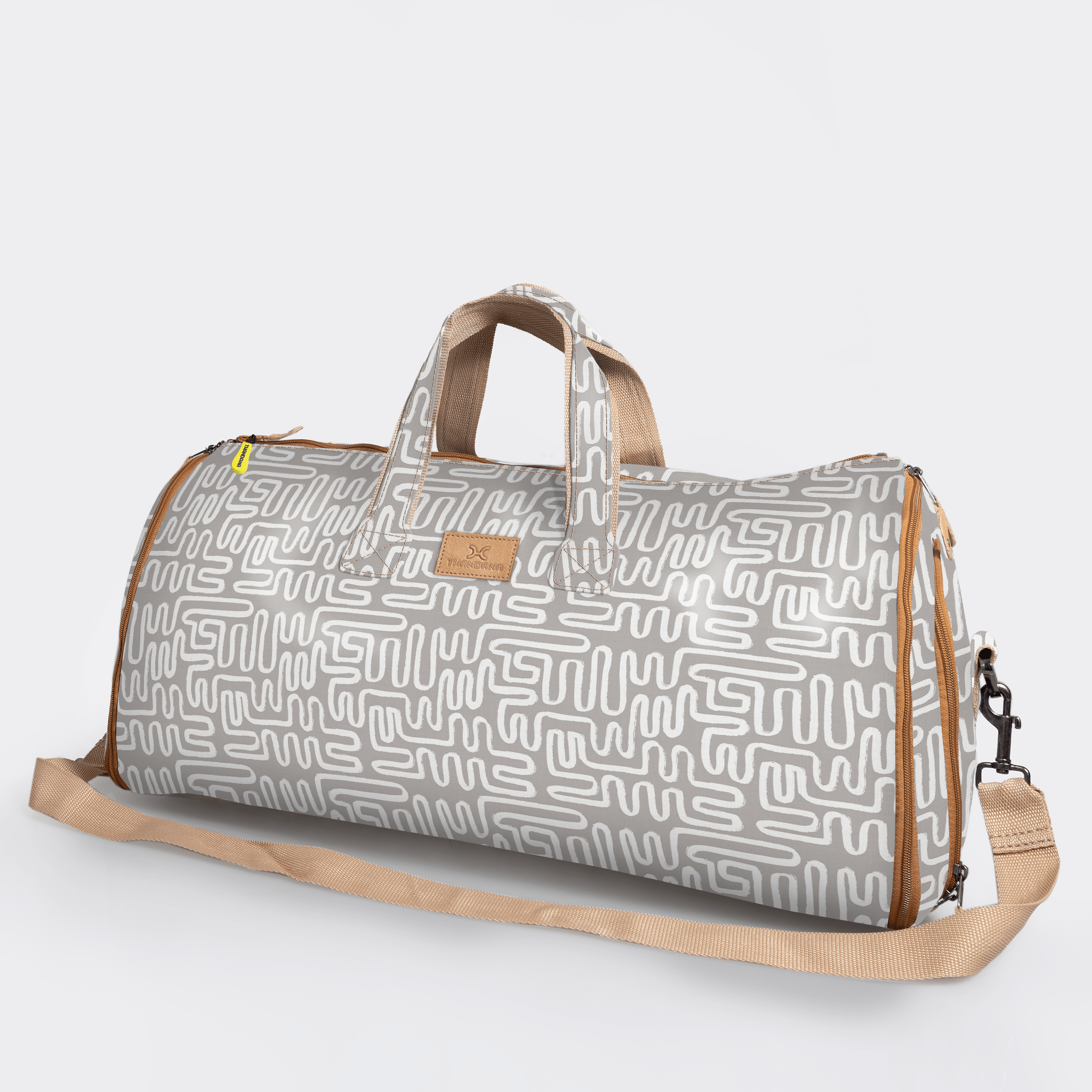 Thandana Laminated Fabric Carry All Travel Bag - KaryKase
