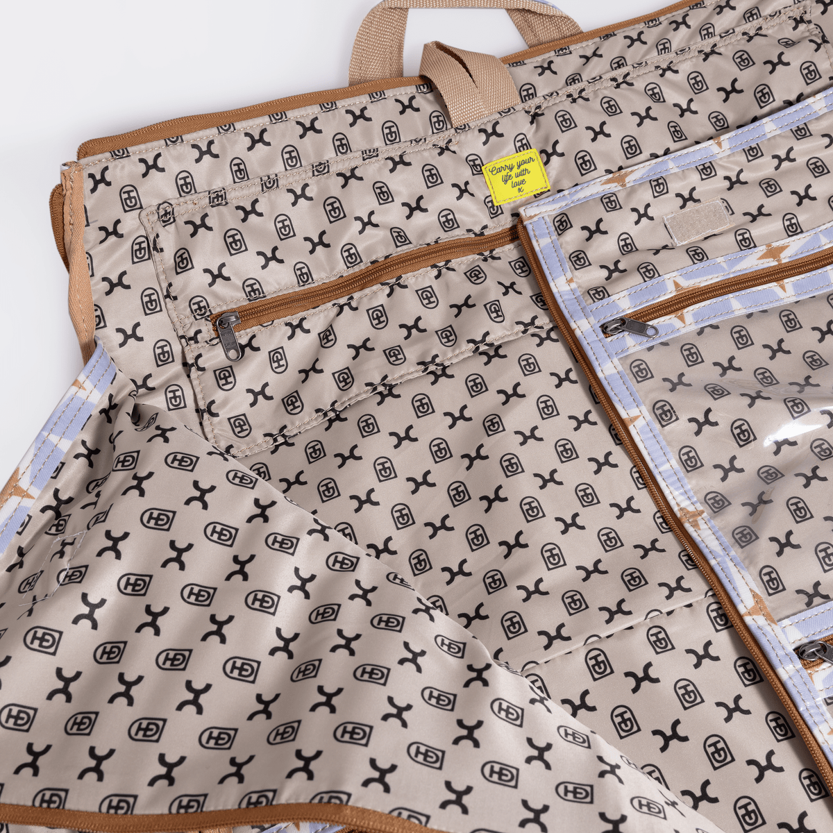 Thandana Laminated Fabric Carry All Travel Bag - KaryKase