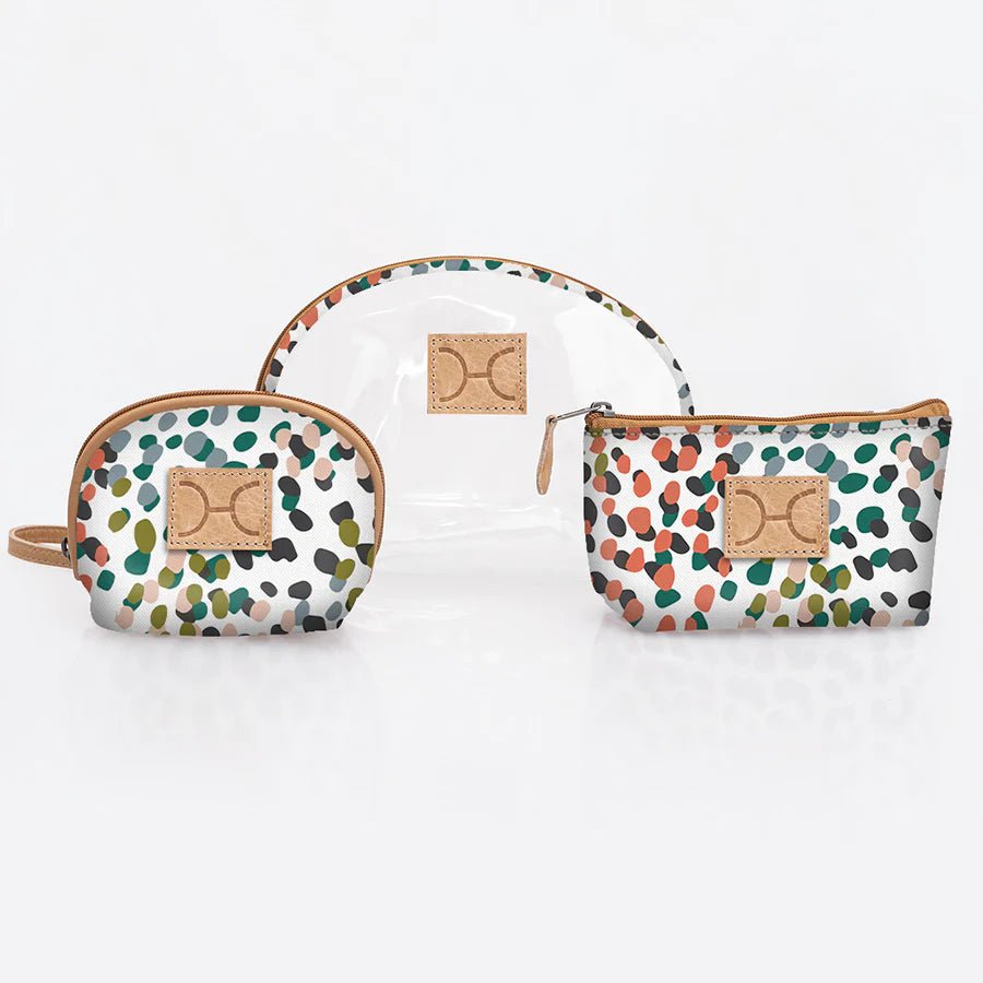 Thandana Laminated Fabric Clear Maxi Big Mouth Set - KaryKase