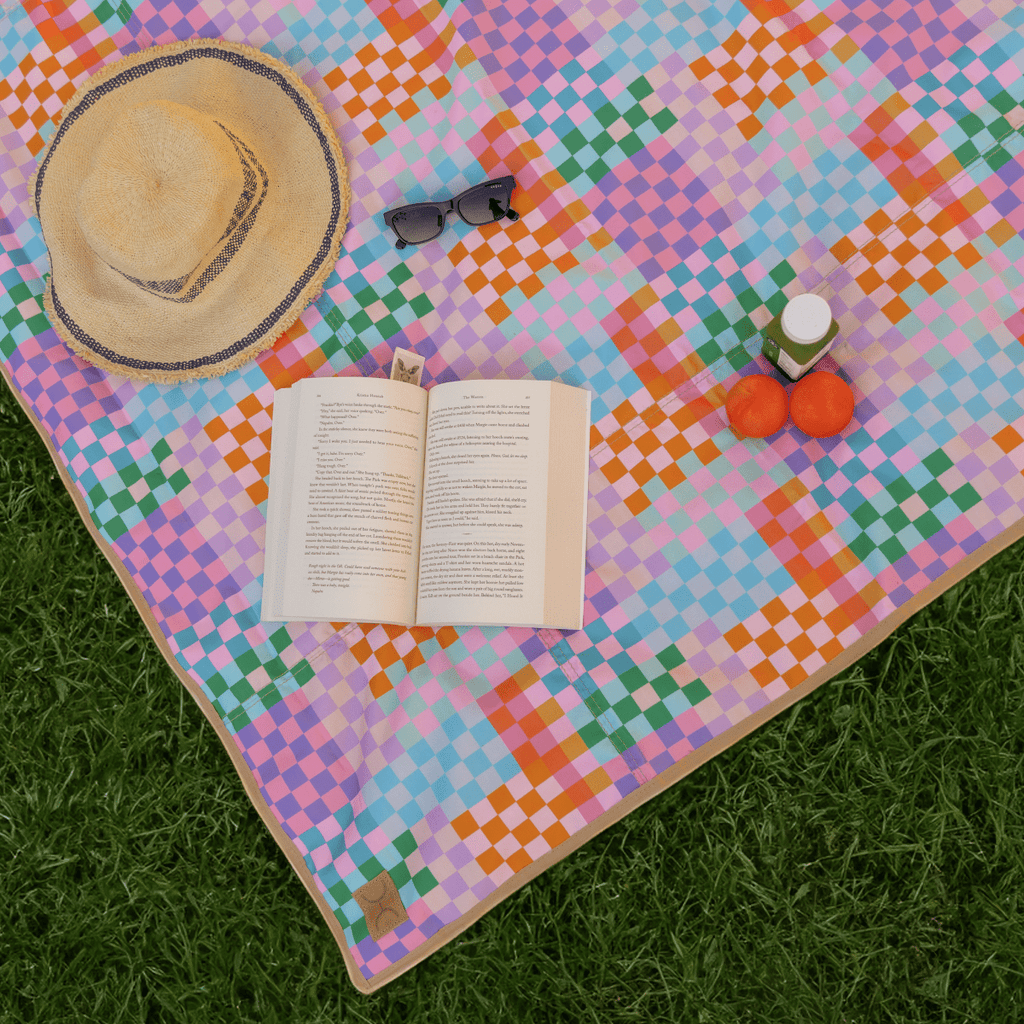 Thandana Laminated Fabric Compact Carry Picnic Blanket - KaryKase