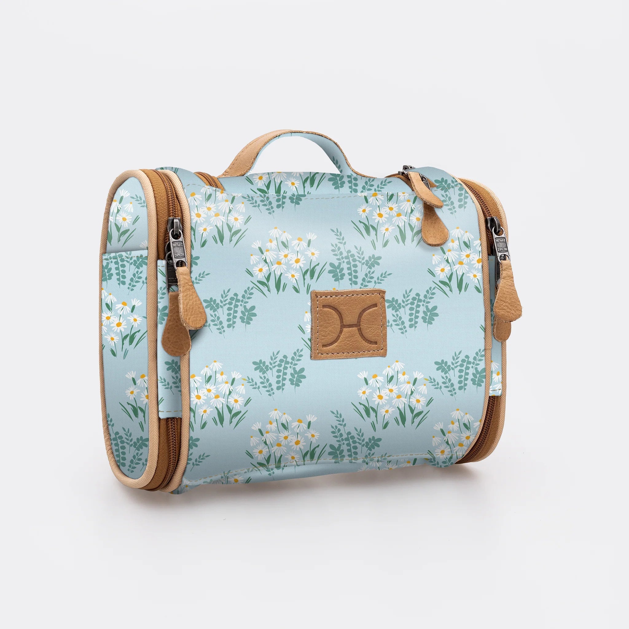 Thandana Laminated Fabric Compact Travel Vanity Bag - KaryKase