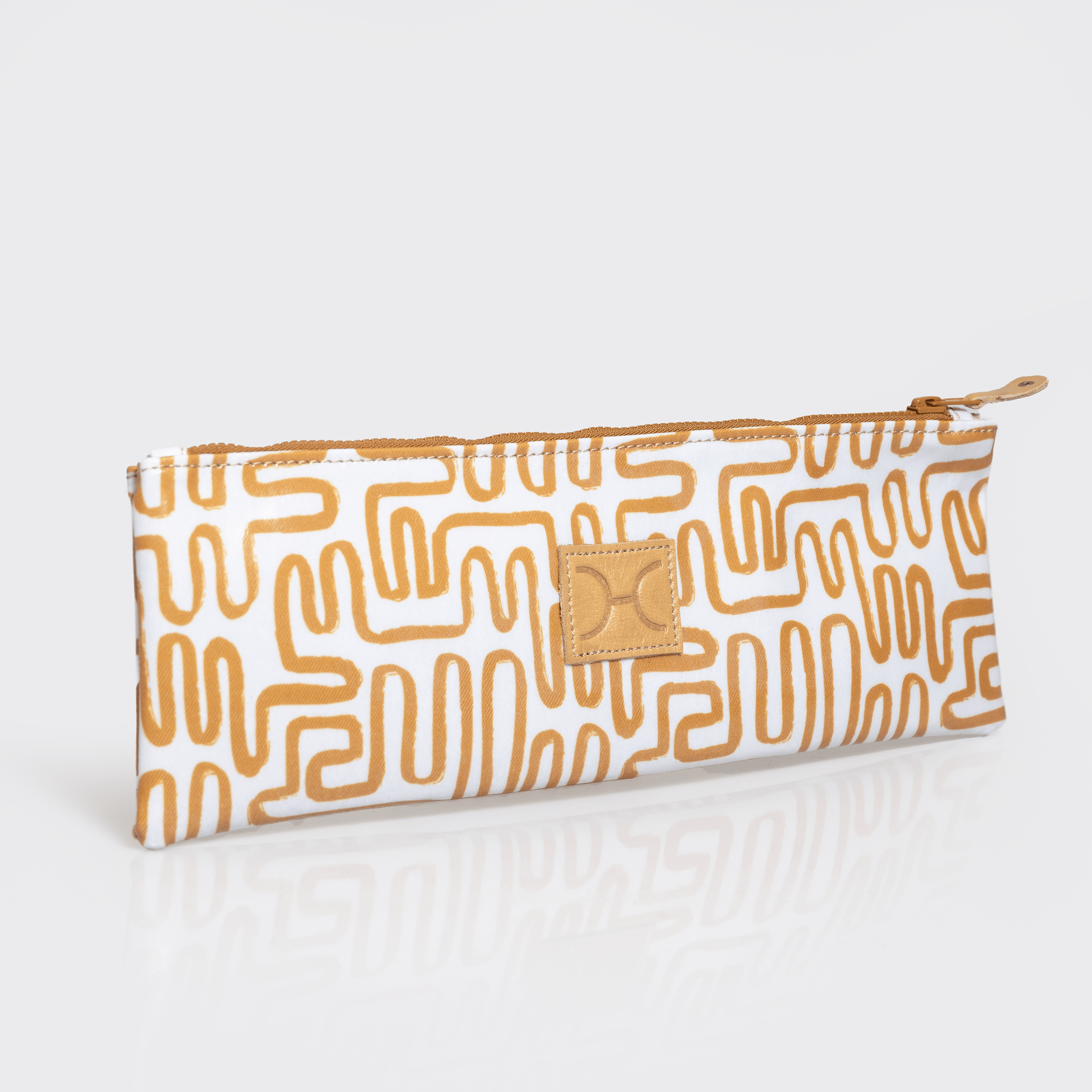 Thandana Laminated Fabric Doodle Pencil Pouch - KaryKase