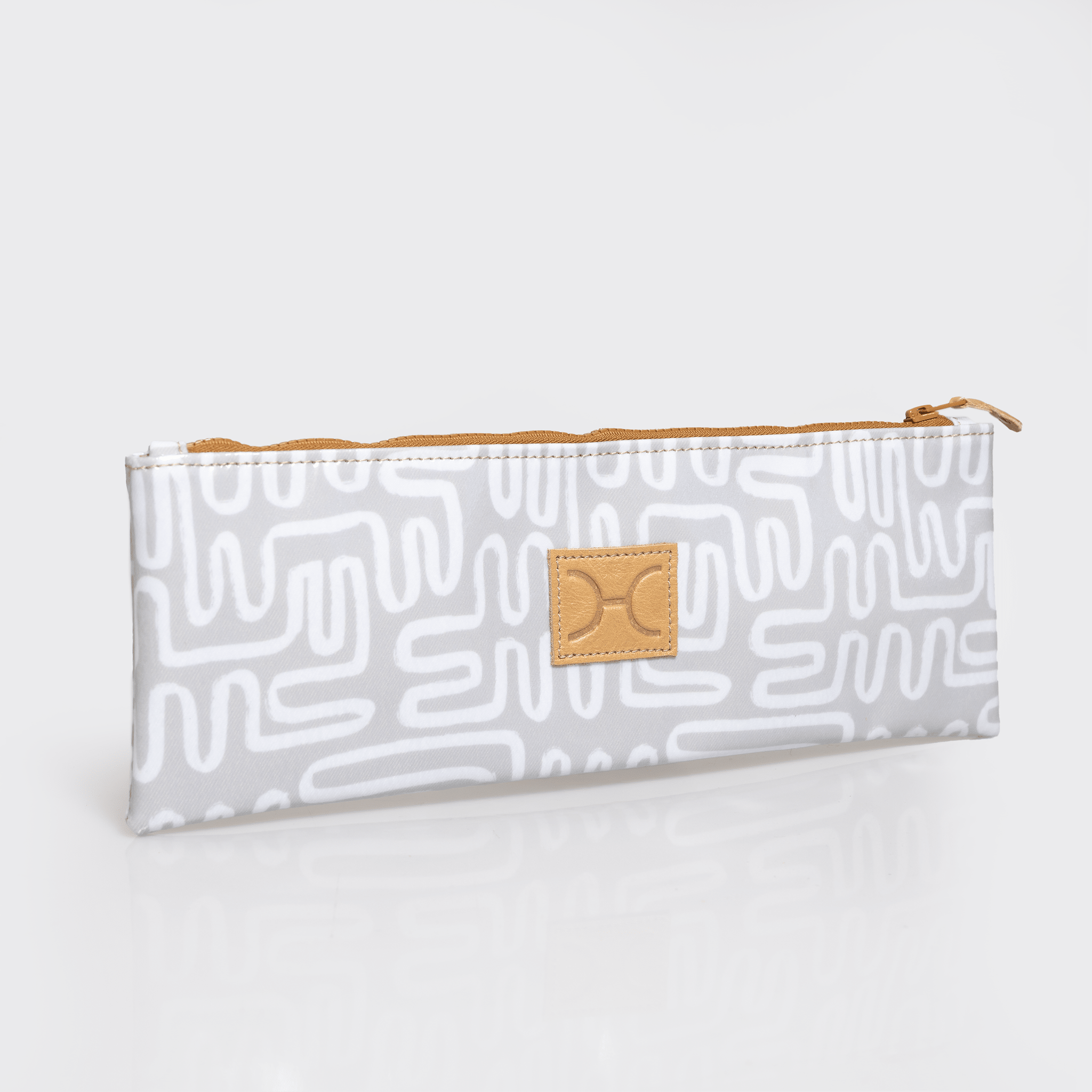 Thandana Laminated Fabric Doodle Pencil Pouch - KaryKase