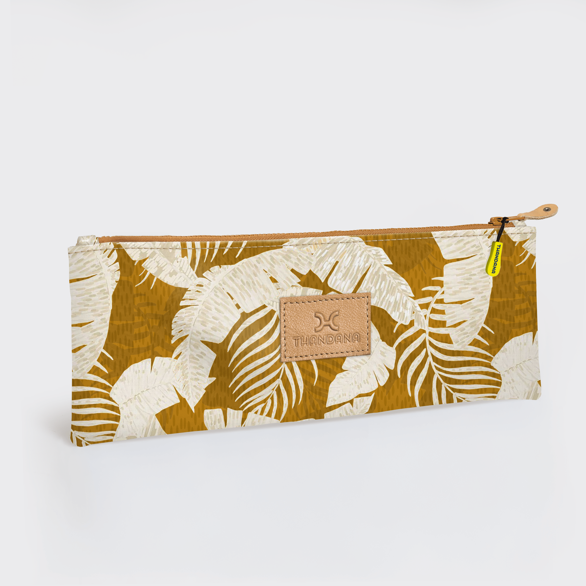 Thandana Laminated Fabric Doodle Pencil Pouch - KaryKase