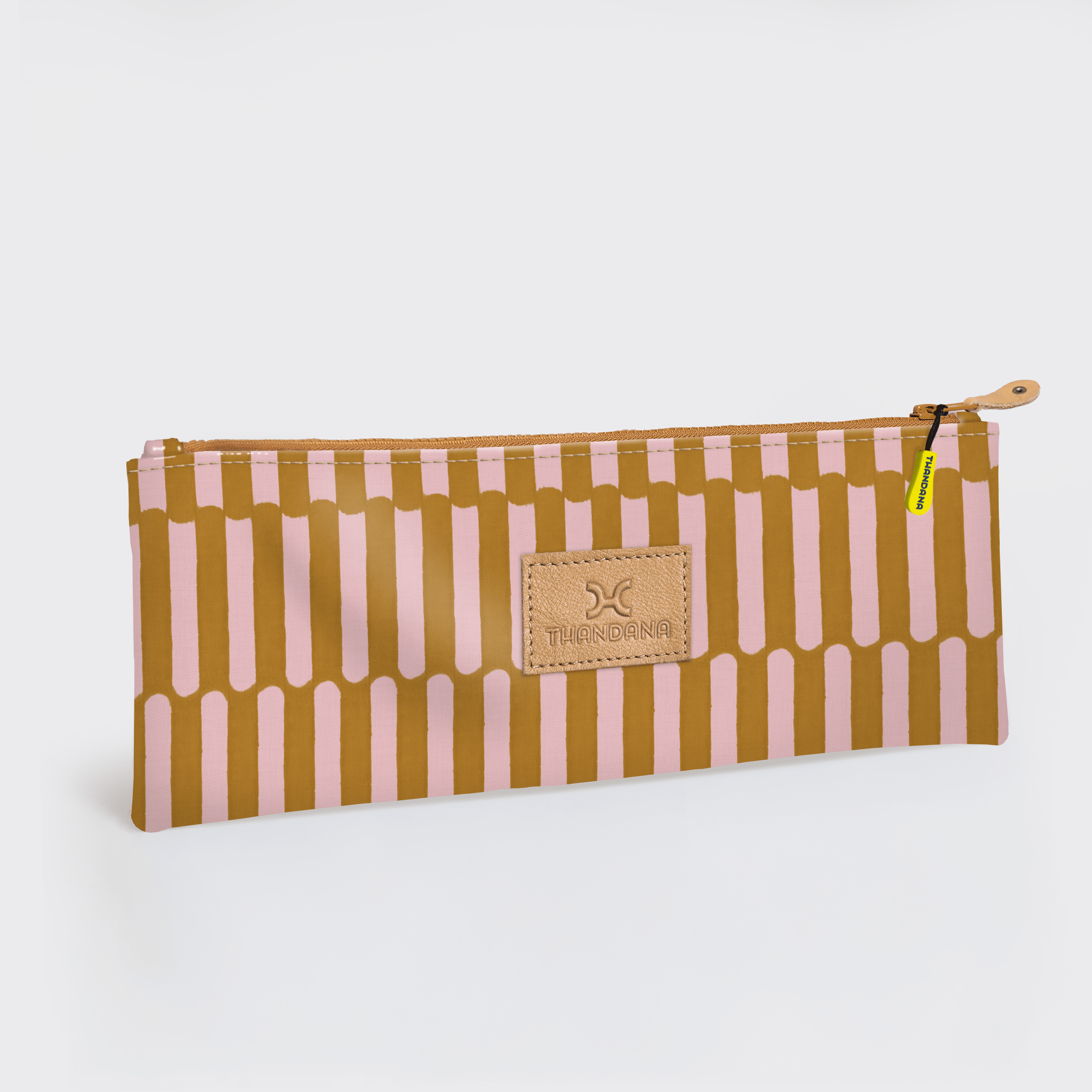 Thandana Laminated Fabric Doodle Pencil Pouch - KaryKase