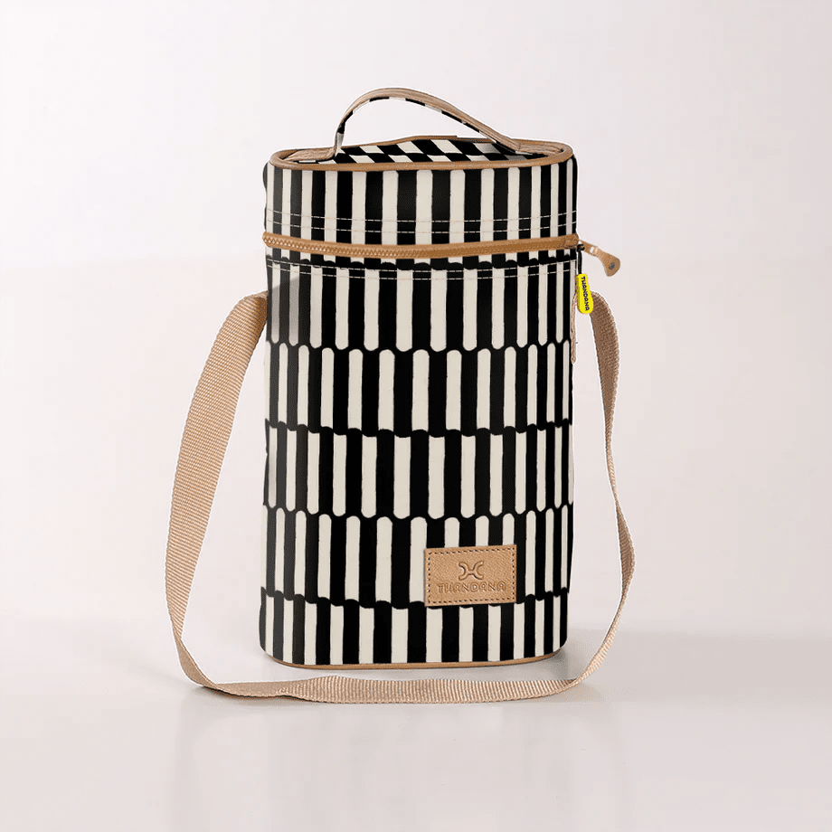 Thandana Laminated Fabric Double Carry Wine Cooler - KaryKase