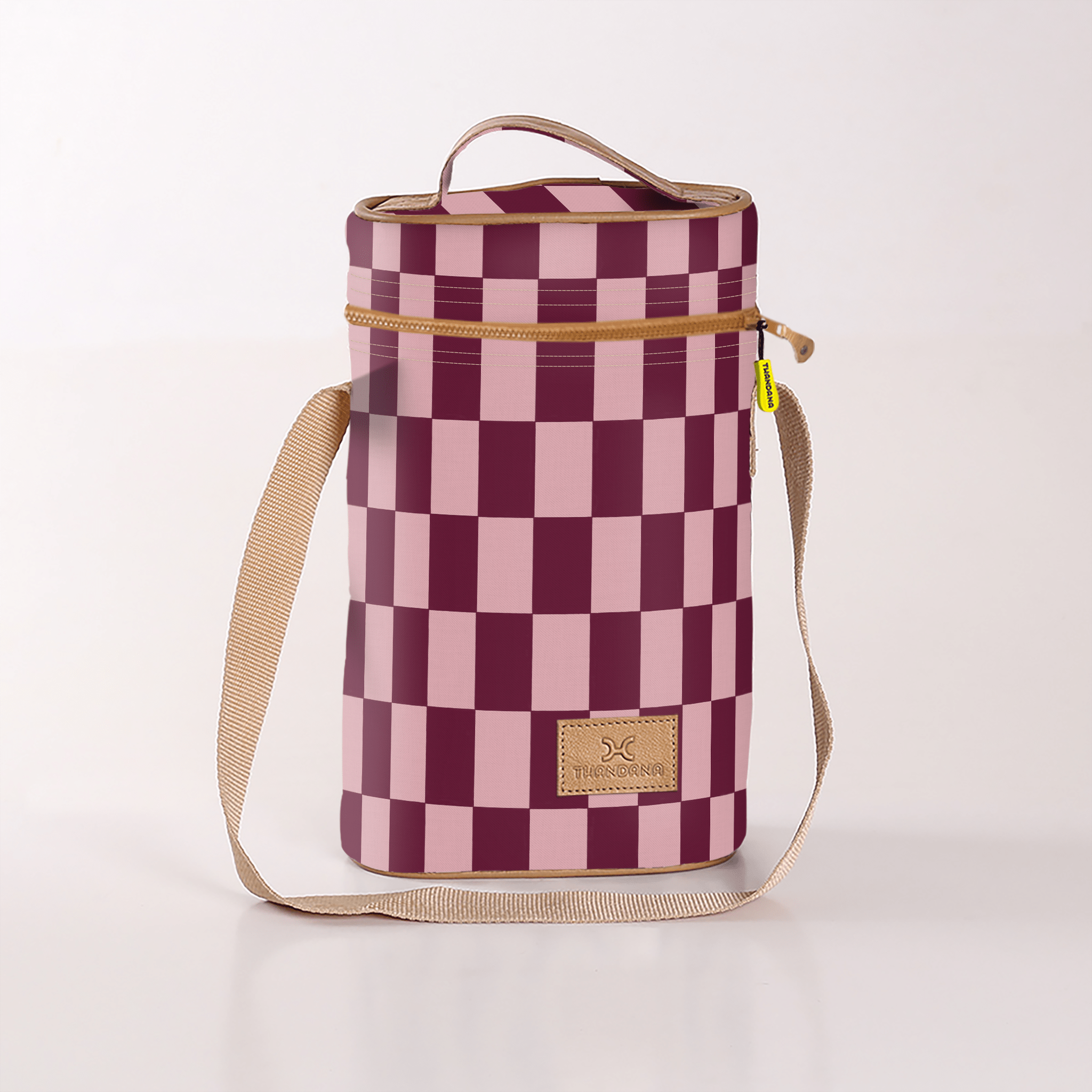 Thandana Laminated Fabric Double Carry Wine Cooler - KaryKase
