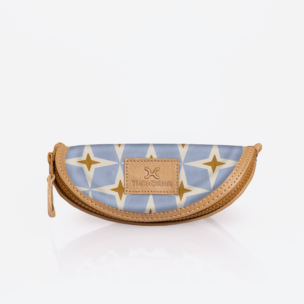Thandana Laminated Fabric Glasses Case - KaryKase