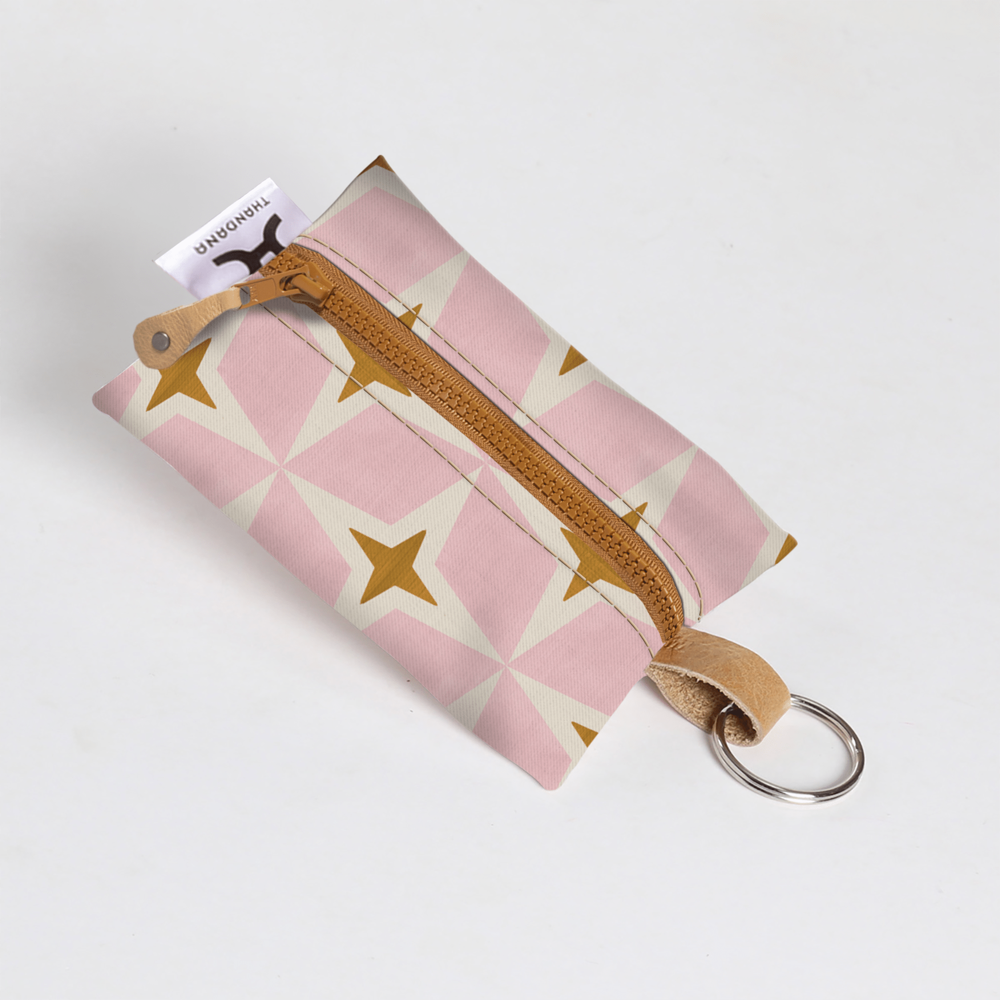 Thandana Laminated Fabric Key Ring - KaryKase