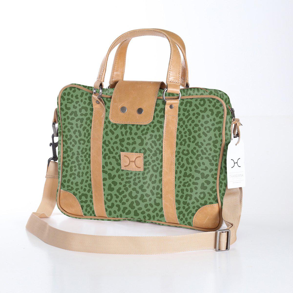 Thandana Laminated Fabric Laptop Bag - KaryKase