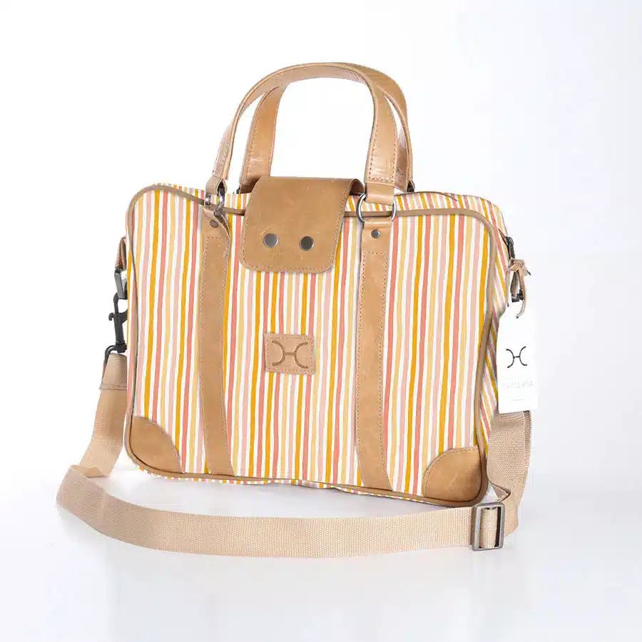 Thandana Laminated Fabric Laptop Bag - KaryKase