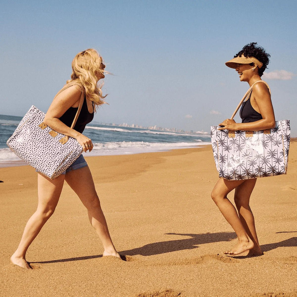 Thandana Laminated Fabric Large Beach Bag - KaryKase